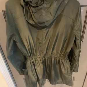 Rain coat with hood. Excellent condition
